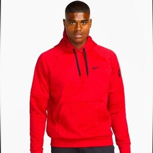 Men's Therma-FIT Hooded Pullover RED